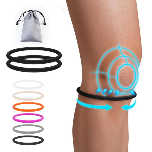 2-40PCS Knee Support Strap for Pain Relief Silicone Patella Stabilizer Band Tennis Running Brace Jumper's Knee Protector